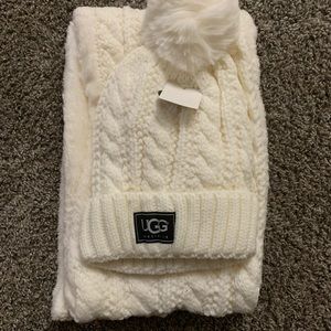 Ugg hat and scarf